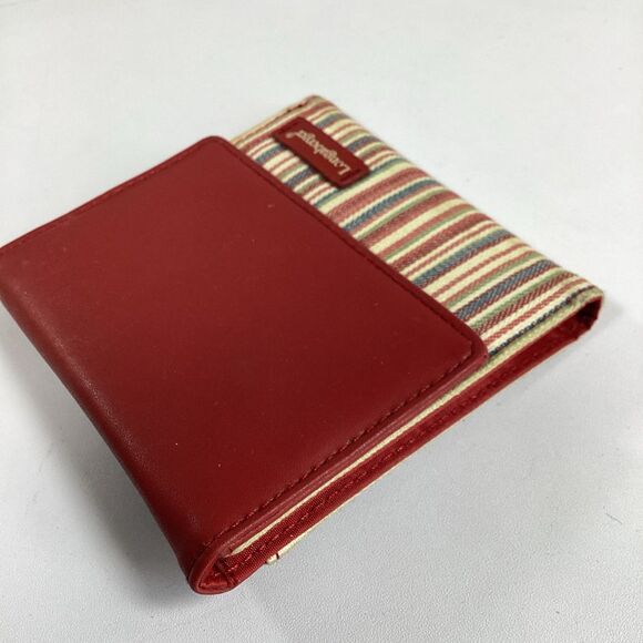 Longaberger Homestead Multi Color Striped Plaid Wallet - Picture 3 of 6